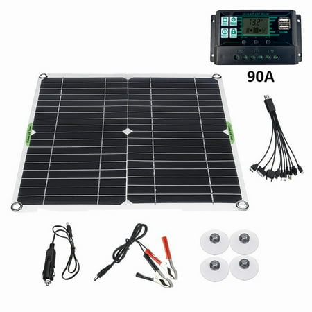 

200W Solar Panel Kit 12V Battery Charger 10/20/30/40/50A/60A/70A/80A/90A/100A Controller for Station Wagon