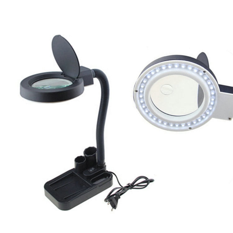 Adjustable 40 LED Magnifying Desk Lamp 