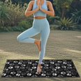 thumbnail image 5 of XYZCANDO Car Seat Cover Towel White Paw Print Pattern Seats Protectors for Gym Workout Outdoor Sport, Washable Easy to Store Car Seat Towel Cover for Vans Cars, 5 of 11