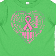 thumbnail image 4 of Inktastic Breast Cancer Awareness Heart Words Boys or Girls Toddler T-Shirt, 4 of 5