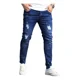 thumbnail image 1 of Pantalones Elásticos De Jean De Agujero De Jeans Hombres, 1 of 8