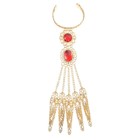 

2pcs Five-finger Nail Covers with Wrist Chain Stage Performance Props for Women