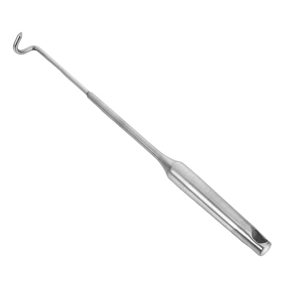 UPGRATOR Heavy Duty Stainless Steel Fire Hook with Handle for Fireplace and Outdoor Fire Pit Wood Management Poker