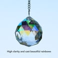 thumbnail image 3 of 2pcs  Ball Prism Pendant Suncatcher Window Suncatcher Rainow Maker Ornament With Chain For Easy Hanging, 3 of 8