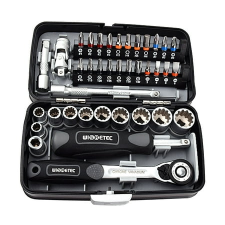 

High quality 38PCS Mini ratchet wrench set 1/4 socket screwdriver for head hex trox