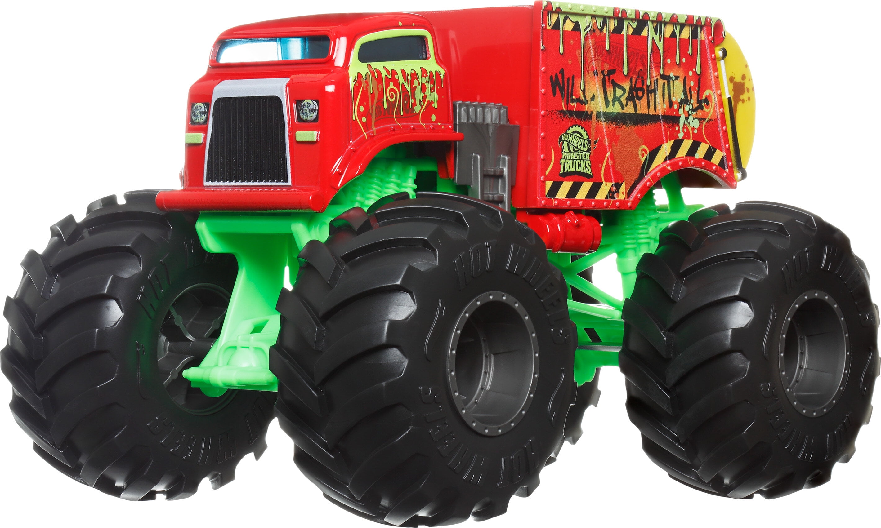 Hot Wheels Oversized Die Cast Monster Trucks 1 24 Scale for Kids 3 Walmart
