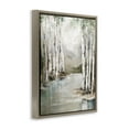 thumbnail image 3 of Stupell Industries Veil Of Silver Trunks Brown Framed Floater Canvas Wall Art design by Luna Mavis, 31 x 25, 3 of 9