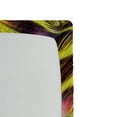 thumbnail image 3 of Ambesonne Psychedelic Fitted Sheet, Hippie Vivid Color, Twin Size, Fuchsia Yellow, 3 of 3