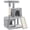Light Gray, variant on Alden Design 42" Multilevel Cat Tree Tower with Double Condos for Cats Kittens, Dark Gray