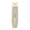 thumbnail image 5 of Women Fashion Solid Work Overalls With Pockets And Casual Leggings Jumpsuits, 5 of 5