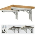 thumbnail image 3 of Heavy Duty Metal Diy Collapsible Shelf Hinge Accessories For Work Bench, 3 of 7