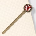 thumbnail image 4 of Coccinella septempunctata Bookmarks Made of Antique Bronze: a Gift for Book Lovers and Readers, 4 of 5
