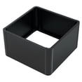 thumbnail image 1 of Heavy Duty Steel Planter Box – 20" Square, Raised Garden Bed, Rounded Corners, Open Base, Modern Black Metal, Snap-Together Assembly, For Patio, Balcony, Garden, 52x52x30cm, Bottomless, 1 of 6