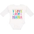 thumbnail image 3 of Inktastic I Love My Nana Grandkids Girls Long Sleeve Baby Bodysuit, 3 of 5