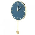 thumbnail image 3 of Simple Modern Swing Clock with Pendulum Wall Clock Decor for Home Office DecorationBlue, 3 of 14