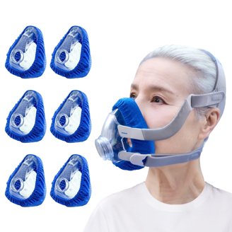 6-Pack Medium CPAP Mask Liners For ResMed F20 - Ultra-Soft Micro-Fleece, Reduces Leaks & Pressure Marks
