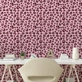 thumbnail image 3 of Safari Peel & Stick Wallpaper, Exotic Leopard Skin Pattern in African Animal Wilderness Tropical Themed Print, Self-Adhesive Living Room Kitchen Accent, 3 Sizes, Pink and Brown, by Ambesonne, 3 of 6