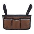 thumbnail image 2 of Wheelchair Side Bag, Wheelchair Pouch for Wheelchair, Wheelchair Bags to Hang on Side, Wheelchair Accessories Bag, Black, 2 of 8