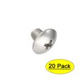 thumbnail image 1 of Unique Bargains Vis de Machine, Vis de Tête Phillips M5x6mm, Acier Inoxydable 304, Boulons de Fixation 20 Pcs, 1 of 5