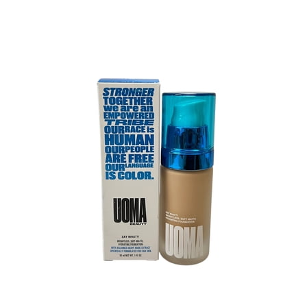 Uoma Beauty Say What?! Weightless Soft Matte Hydrating Foundation 1 fl oz Fair Lady T3C