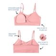thumbnail image 4 of Livona Training Bras for Girls-Sports Bra, Fitness Bra, Padded Everyday Bra Bralette,Crop Cami Tank Top (6-14), 4 of 5