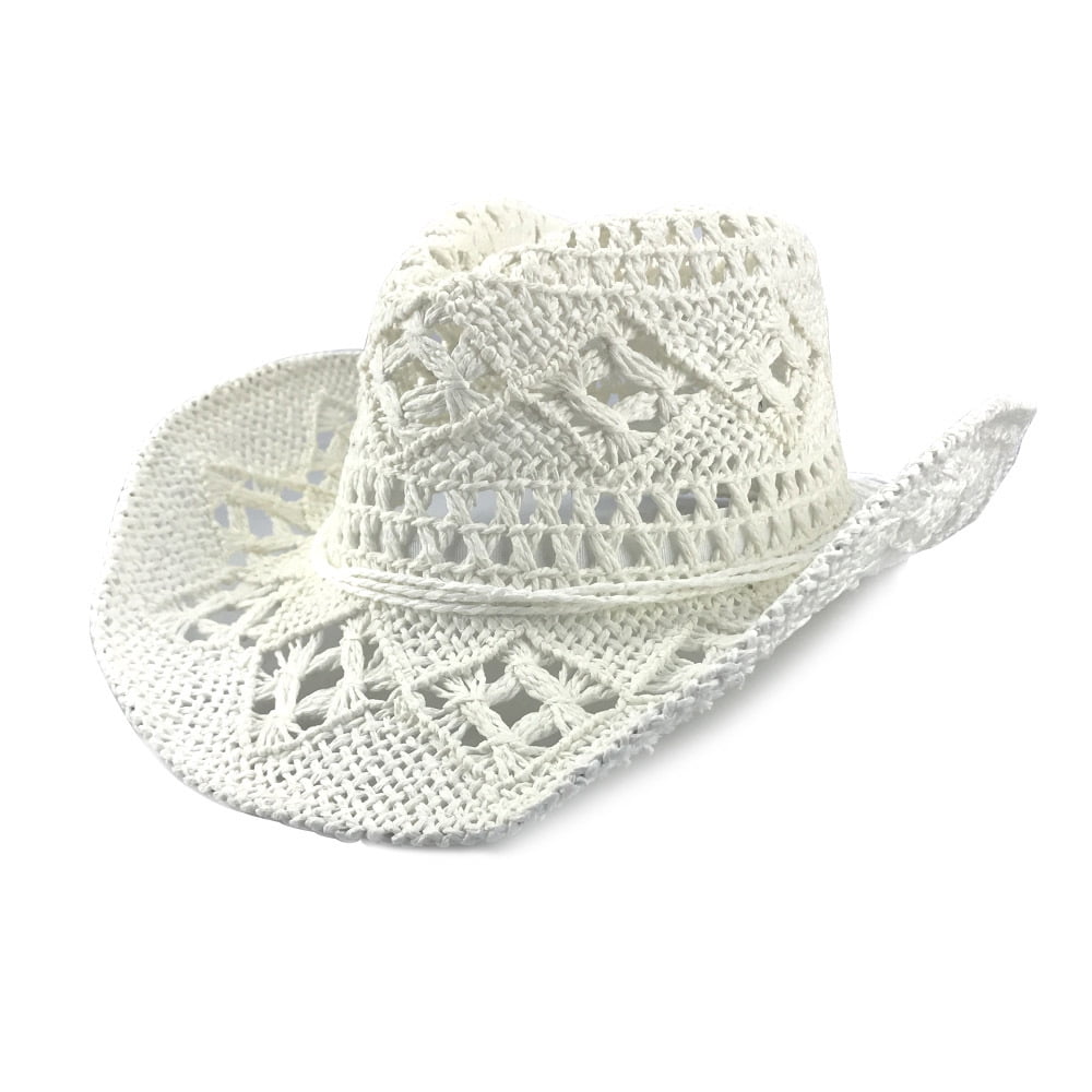 Men Women Kid Child Boy Girl Straw Western Cowboy Hat Sombrero Sunhat Summer Cap 