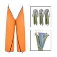 thumbnail image 6 of Waterproof Rain Pants Leg Cover Wading Pants for Camping Trekking Rainy Day Orange, 6 of 8