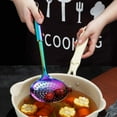 thumbnail image 6 of ReaNea Rainbow Kitchen Skimmer, Stainless Steel Colorful Cooking Strainer, Metal Slotted Spoons for Cooking, 6 of 8