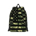 thumbnail image 7 of Geaub american flag camo durable canvas backpack: stylish, lightweight, and spacious with adjustable straps, 7 of 7