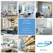 18000 BTU Mini Split Ductless Air Conditioner 22.5 SEER Wiring Pre-Charged Inverter Compressor