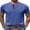 Azure Blue, variant on Henley Shirts for Men Pocket Button Down Basic Tee Tops Golf Casual T Shirts Gray