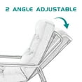 thumbnail image 5 of Williamspace Recliner Chair Modern Chair Classic Design Leisure chair Iron Arm Club Chair with Metal Legs for Living Room Study Lounge Office, outdoor chairs for garden chair, 5 of 6