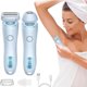 thumbnail image 1 of Maquinilla de afeitar Dusk para mujer, The Glide Pro 3.0, afeitadora eléctrica Livora 2 en 1, resistente al agua, para uso en seco y húmedo, Silk Glide Pro con cabezal extraíble para bikini, piernas, 1 of 5