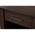 thumbnail image 7 of Maklaine Contemporary Manufactured Wood 1 Drawer Nightstand in Wenge, 7 of 7