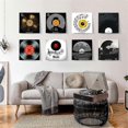 thumbnail image 5 of 6 Pack Vinyl Record Holder Wall Mount No Drill, Self Adhesive Acrylic Record Shelf Display Racks fo, 5 of 5