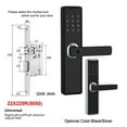 thumbnail image 2 of Serrure de Porte à Empreinte Digitale à Conception Sans Perçage, Contrôle par Application Smart Life, Capacité de 150 Pcs pour Utilisateurs, Intelligente et Pratique, 2 of 6