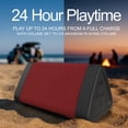 thumbnail image 3 of OontZ Angle 3 (4th Gen) – Portable Bluetooth Speaker, 12W Stereo Sound, 24 Hour Playtime, Rich Bass, 100 Foot Wireless Range, Waterproof, Home, Outdoor, Travel, Great Gift (Red), 3 of 7