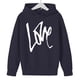 thumbnail image 3 of Sudadera con capucha y estampado de corazón de San Valentín, sudadera de manga larga para niños y niñas, chaqueta para niñas de talla mediana y grande., 3 of 7