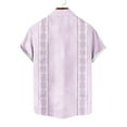thumbnail image 6 of Sakmal Short Sleeve Button Down Shirts for Men Vintage Lightweight Tshirts Graphic Purple Mens Shirts M, 6 of 6