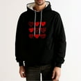 thumbnail image 1 of Ceisia Men Fashion Pockets Long Sleeve Christmas Printing Gift Hooded Pullover Sweatshirts, 1 of 5