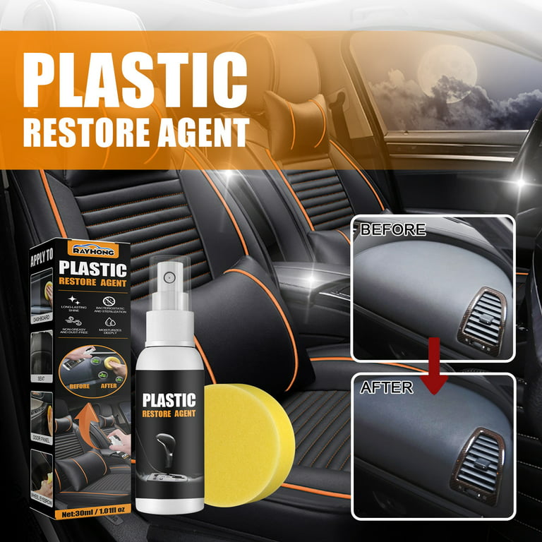 Car Plastic Parts Refurbish Agent Trim Restorer Restoration Exterior  Accessories 
