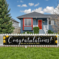 thumbnail image 3 of Black Background Banner with Gold Balloons and Confetti Congratulations We are so proud of YOU Party Decoration Backdrop for Graduation Celebrations Promotion Parties Achievement Events, 3 of 7