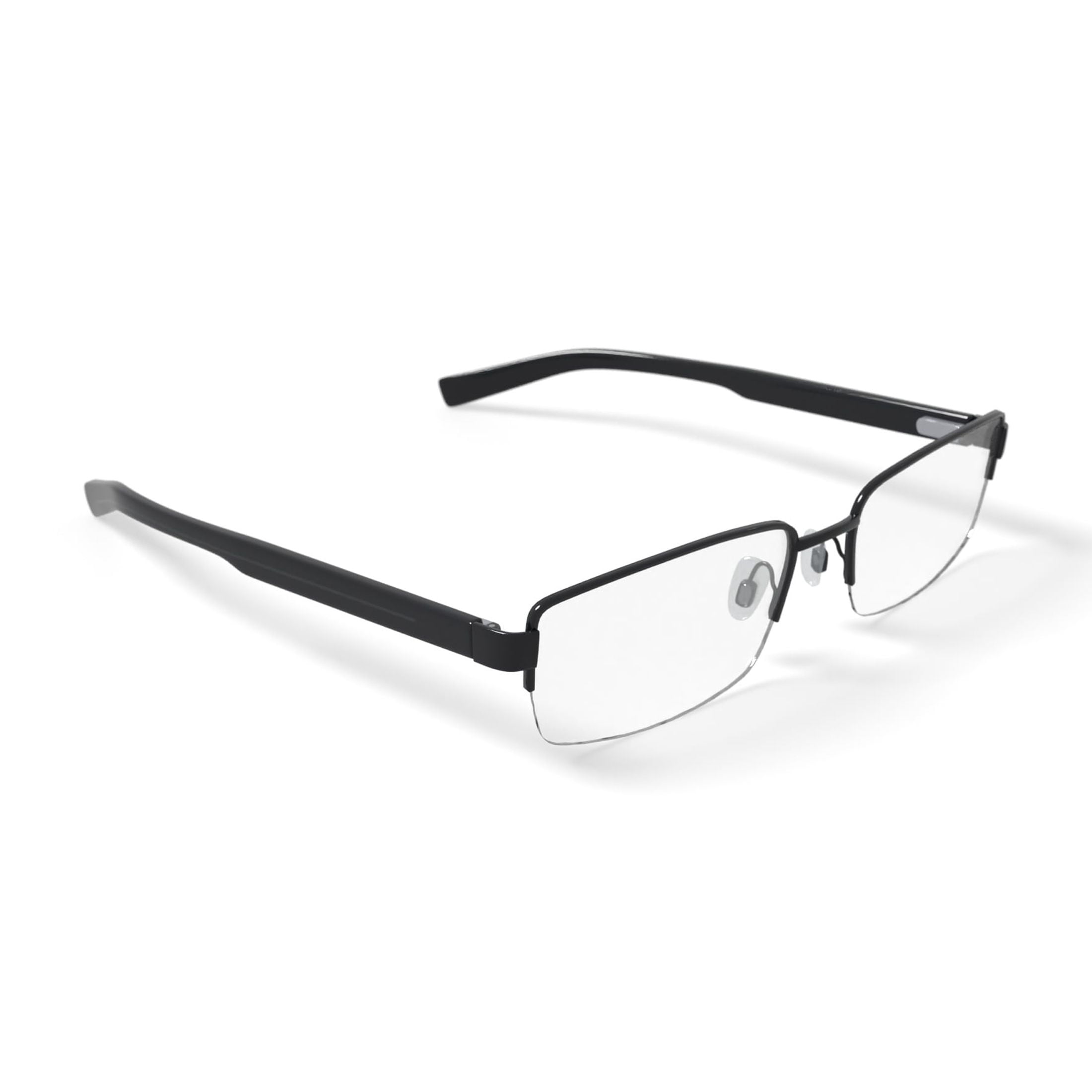 Nautica Men's N7286 Prescription Eyeglasses with Case, Black HSA