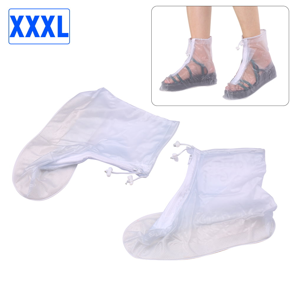 1 Pair Waterproof Shoe Cover Thicken Rain proof Reusable Elasticity Overshoes ZB