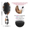 thumbnail image 6 of Checkered Halloween Pumpkin Pattern Hair Brush,Girls Detangling Hair Brush,Glide Through Tangles with Ease for Wet & Dry Hair,8.8"X2.8", 6 of 7
