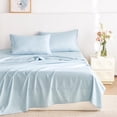thumbnail image 2 of Floral Comforter Set with Sheets - 7 Piece Bed in a Bag for Full Size, White Blue Cottagecore Aesthetic, 2 of 6