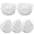 thumbnail image 1 of OULII 5 Pcs Automatic Color Change Flower Shape Night Light LED Rose Lamp for Pool and Pond, 1 of 8
