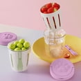 thumbnail image 2 of Home Essentials Fruit Cup Breakfast Salad Cup with Fork Outdoor Picnic Cup, 2 of 6
