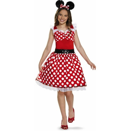 Red Minnie Mouse Tween Halloween Costume