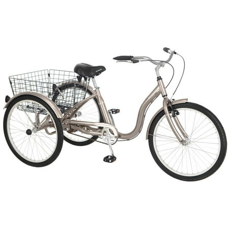 Meridian Adult Trike-Style:24" Dark Silver